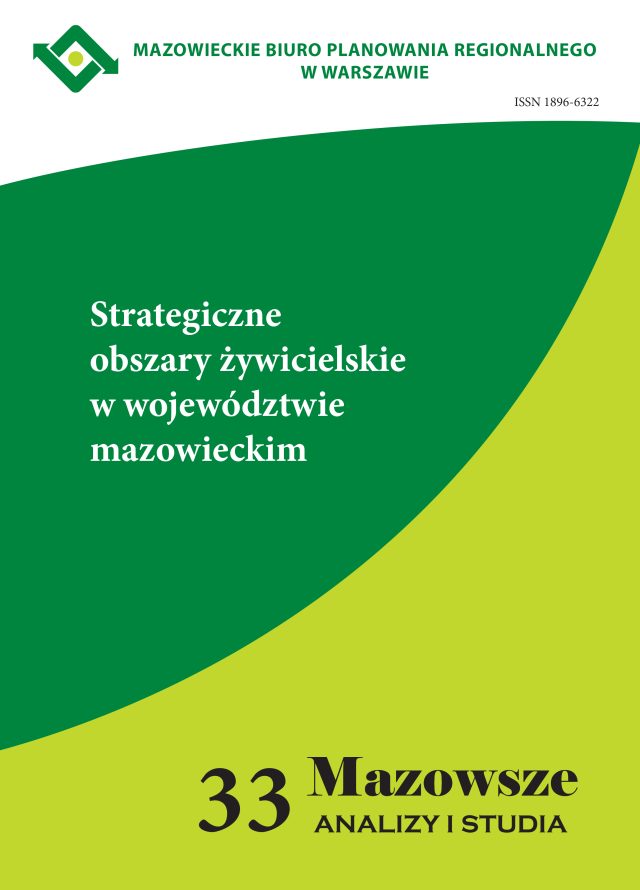 Zeszyt 2(33)/2012 Strategiczne obszary żywicielskie w województwie mazowieckim