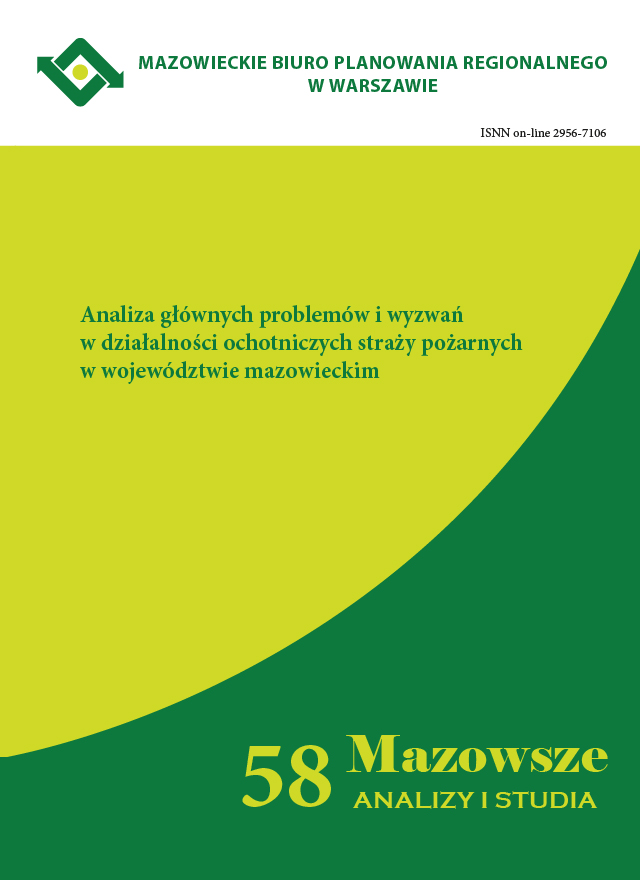 Zeszyt 1 (58) 2021 Analiza głównych problemów i wyzwań w działalności ochotniczych straży pożarnych w województwie mazowieckim